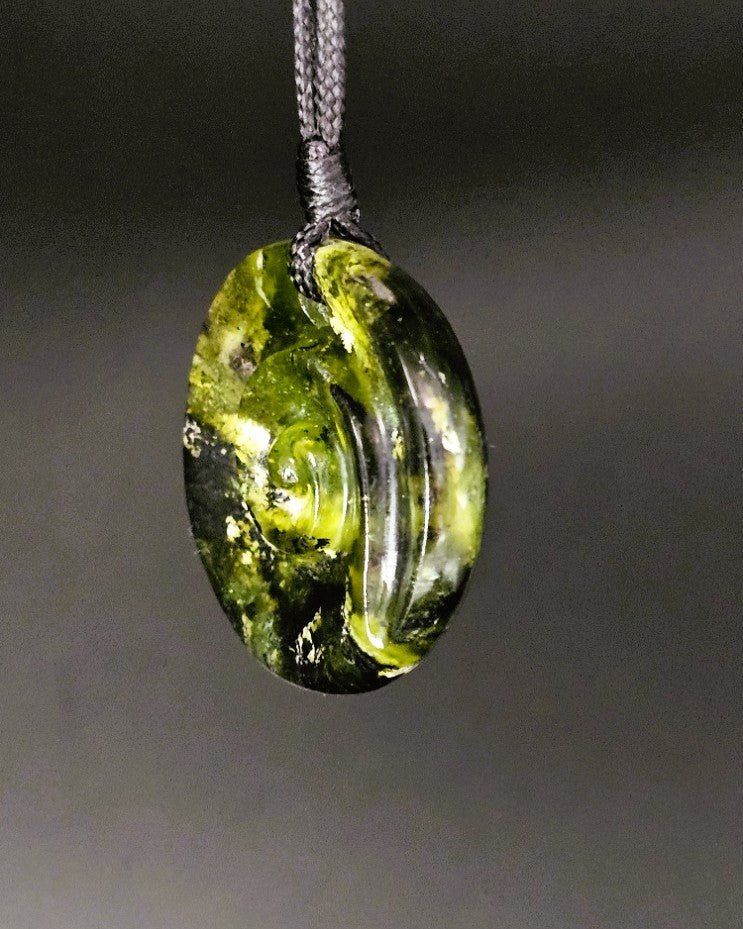 Hand Carved Pounamu Koru