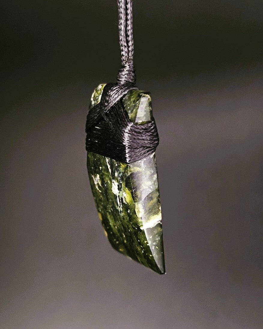 Hand Carved Pounamu Toki/Adze