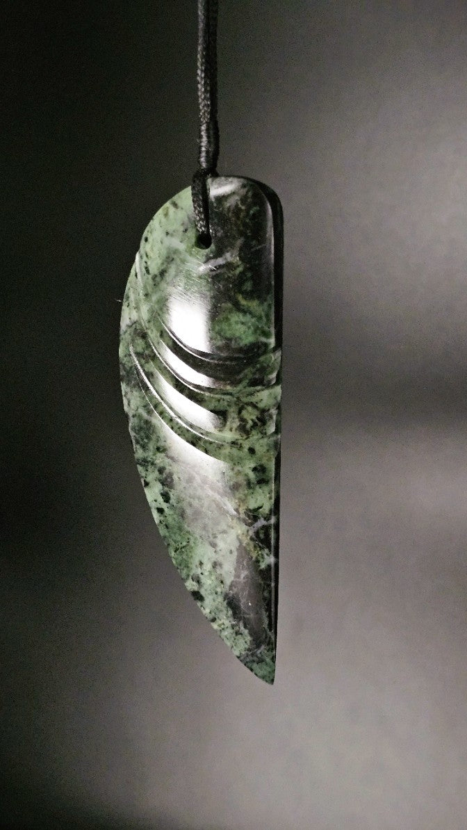 Hand Carved Pounamu Niho - Tooth