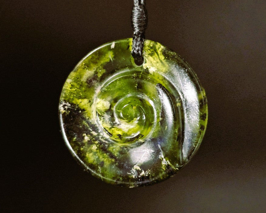 Hand Carved Pounamu Koru