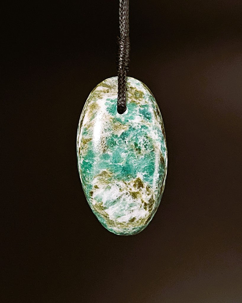 Hand Carved Aotea Stone - Pendant