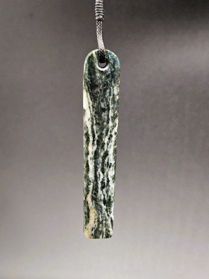 Hand Carved Aotea Stone Roimata - Tear Drop