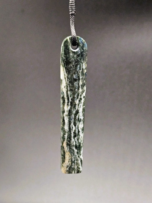 Hand Carved Aotea Stone Roimata - Tear Drop