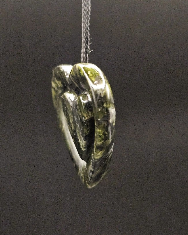 Hand Carved Pounamu Heart