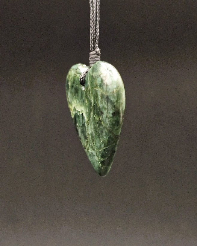 Hand Carved Pounamu Heart
