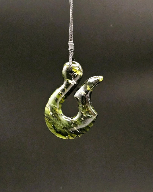 Hand Carved Pounamu Hei Matau