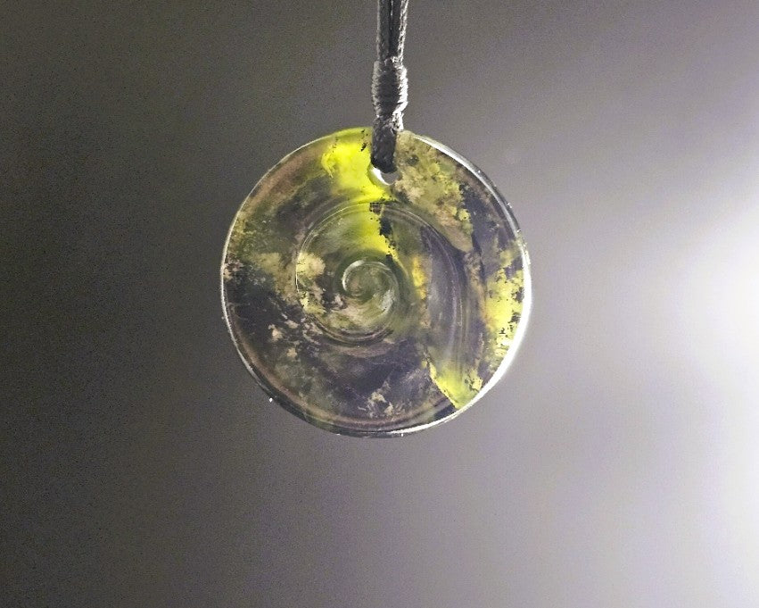 Hand Carved Pounamu Koru