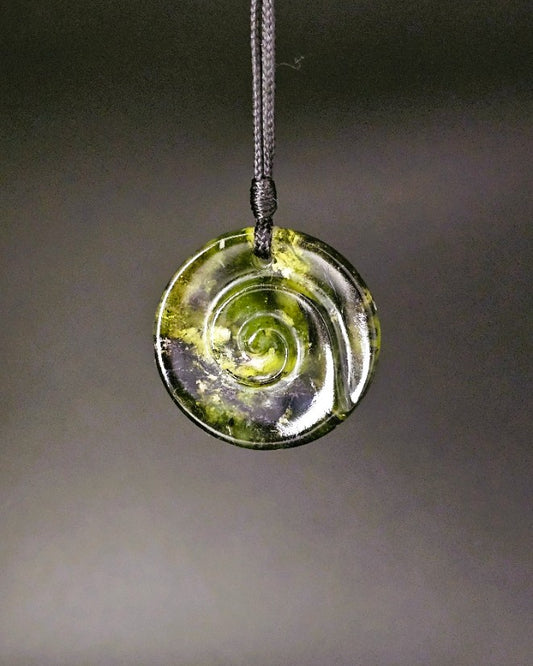 Hand Carved Pounamu Koru