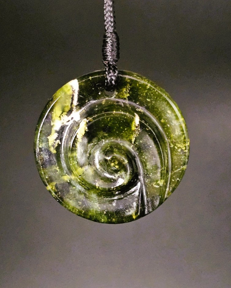 Hand Carved Pounamu Koru