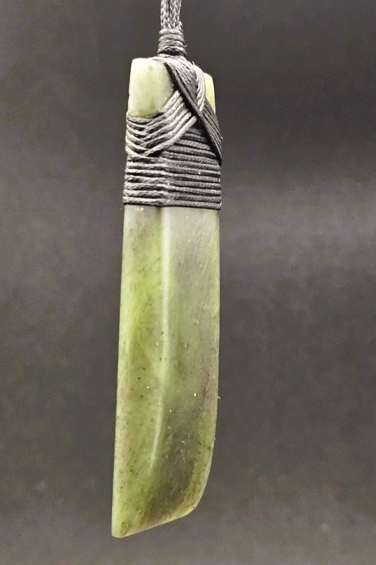 Hand Carved Pounamu Toki/Adze
